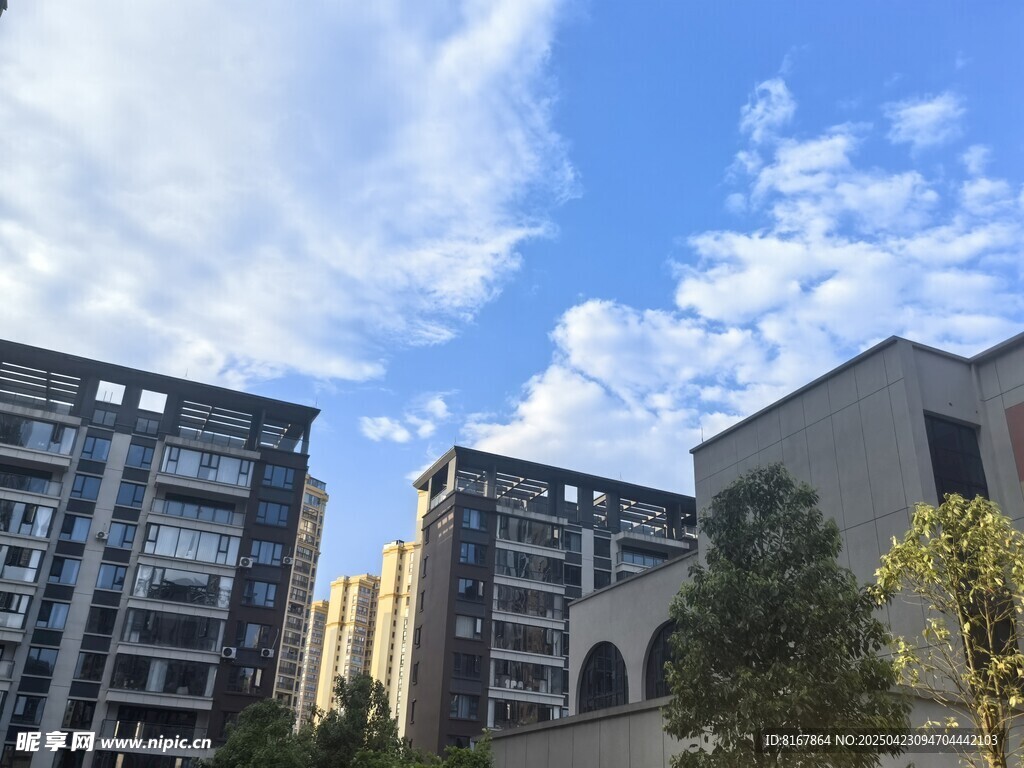 现代风格高层住宅景观
