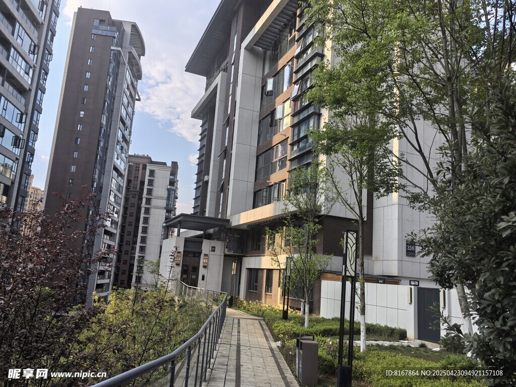 现代都市住宅区景观