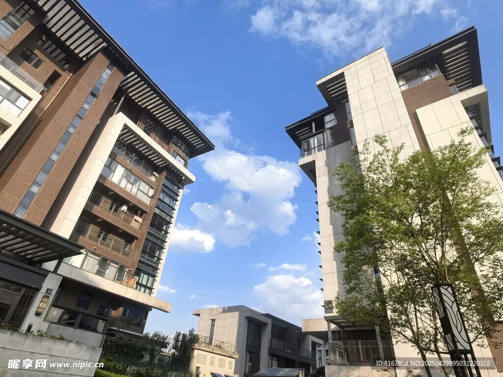 现代风格住宅楼景观