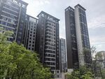 高层住宅与绿树相映成趣