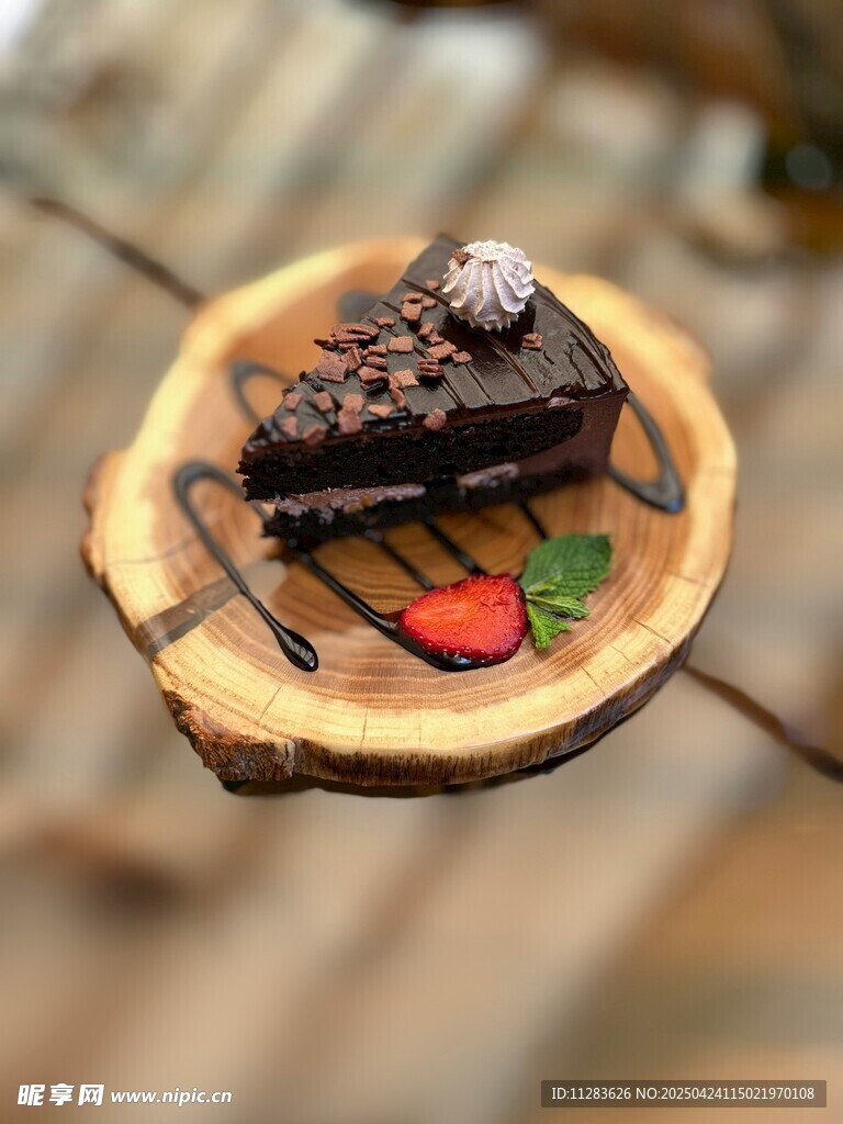 美味巧克力蛋糕