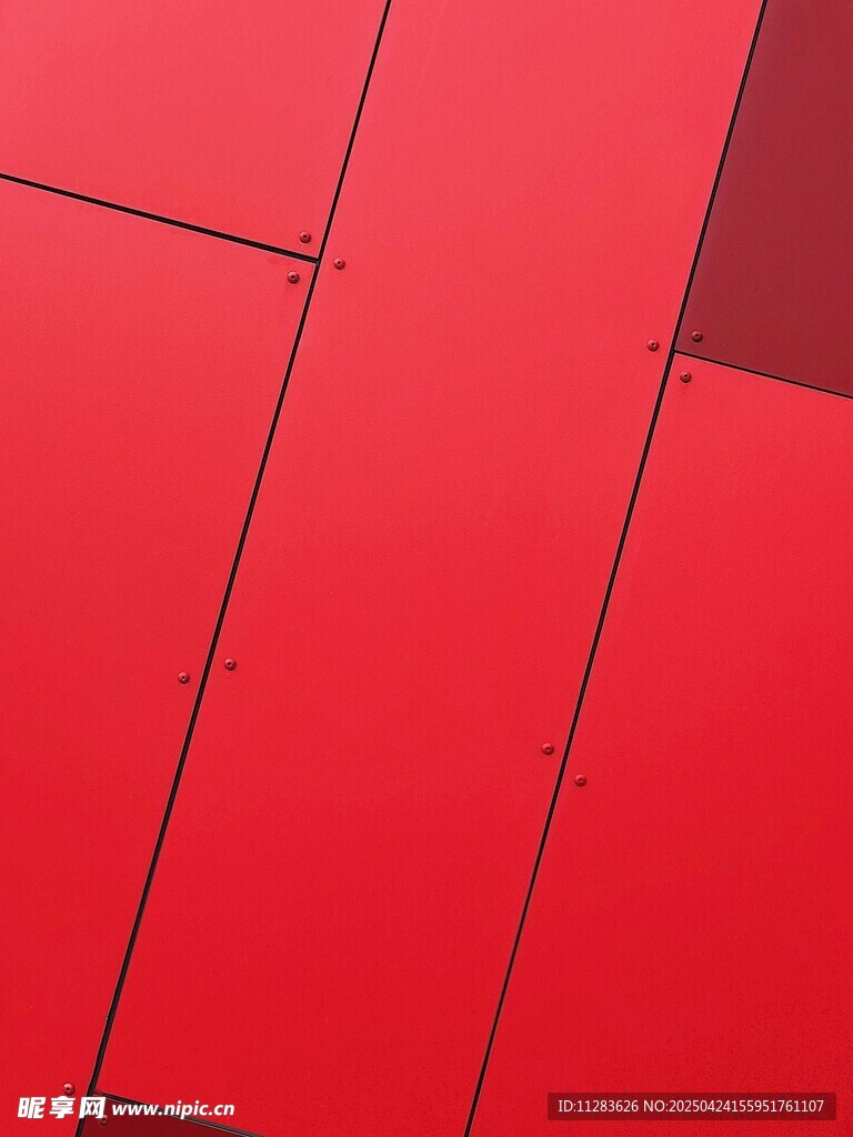 红色几何拼接图案背景