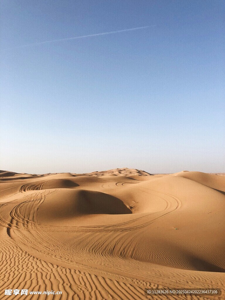 广袤沙漠风光