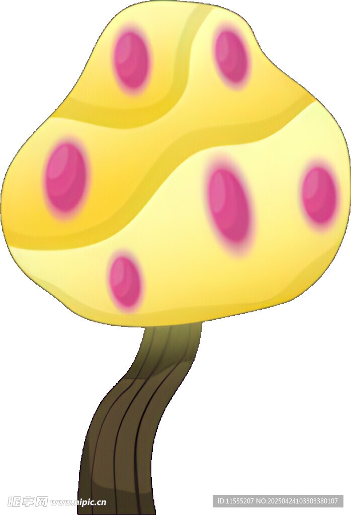 卡通蘑菇插画