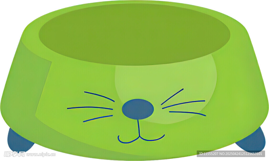 可爱卡通猫咪宠物食盆