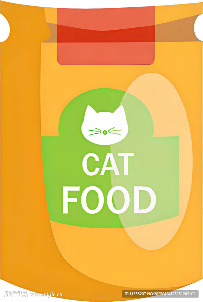 卡通猫粮包装袋