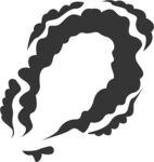 黑色烟雾轮廓图案