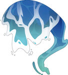 梦幻蓝白渐变抽象海洋元素