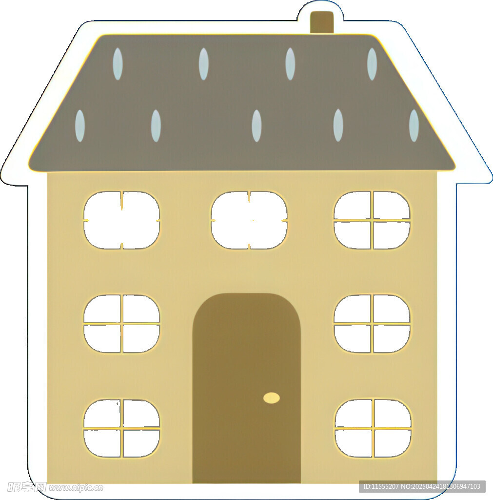 雨中的温馨小屋