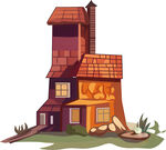 童话风奇幻小屋