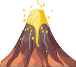 喷发的火山