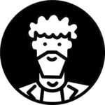 简约风格男子头像图标