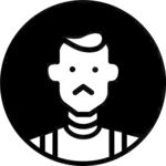 复古风格男士头像图标