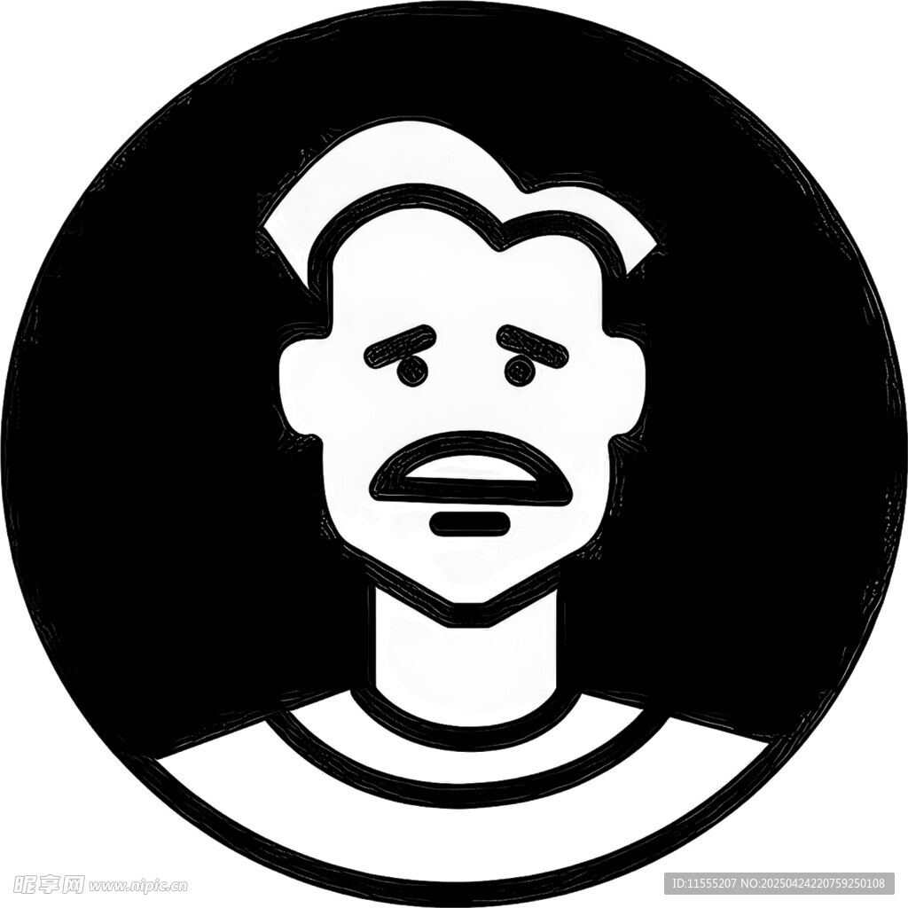 简约男子头像图标