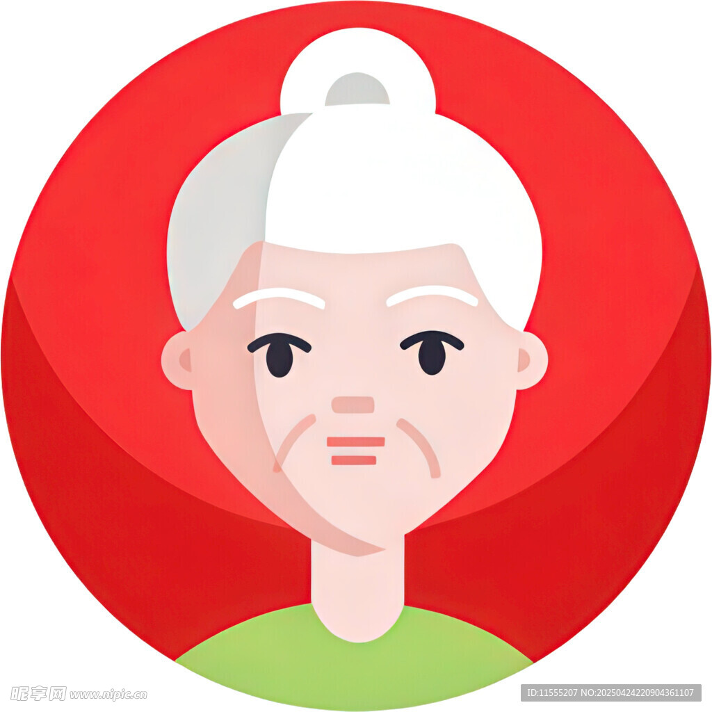 白发老奶奶头像