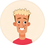 微笑的金发男子头像