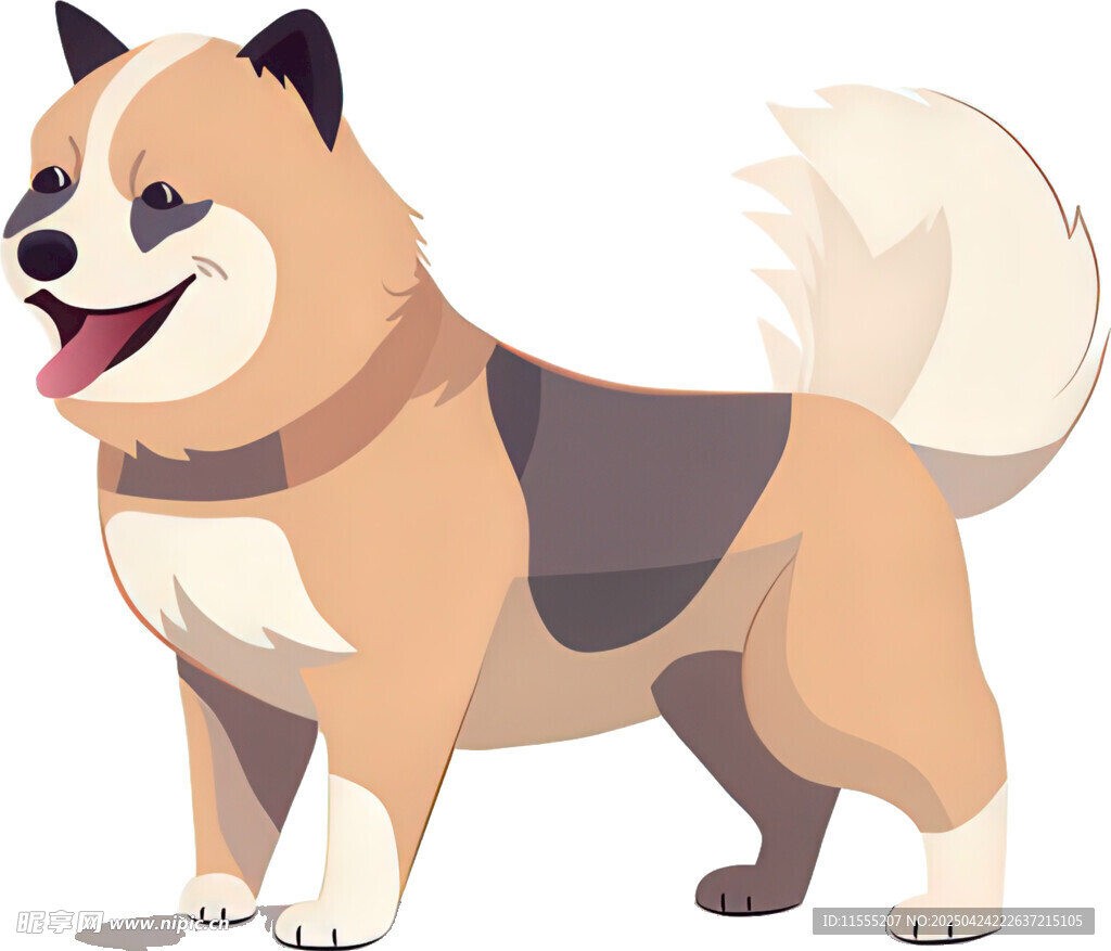 可爱柴犬卡通形象