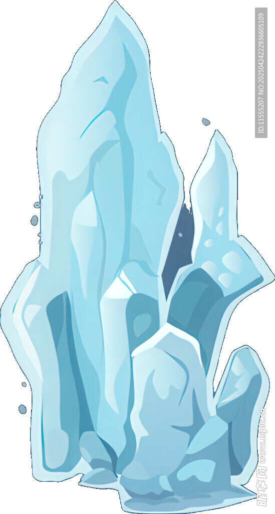 蓝色水晶簇