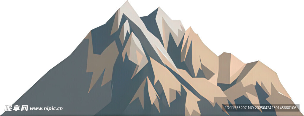 壮丽山峰景观