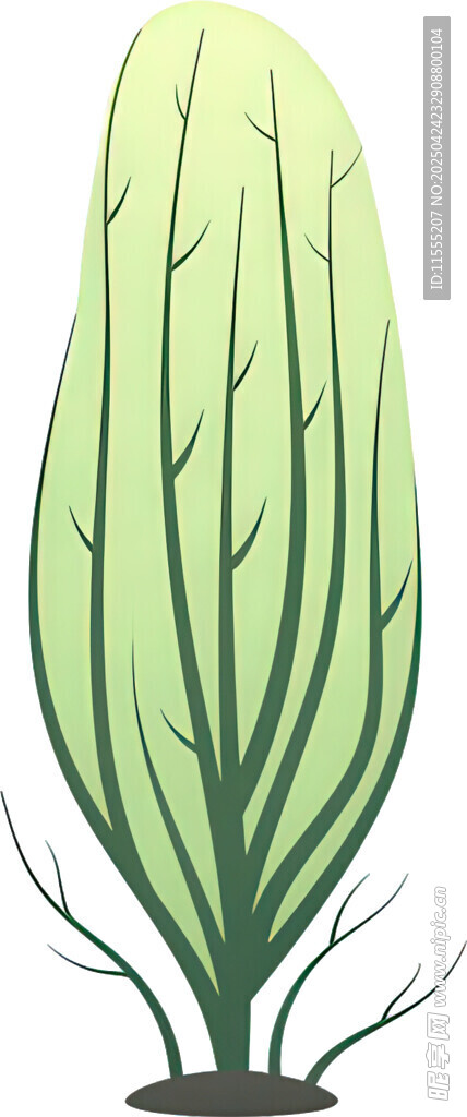 绿色植物插画