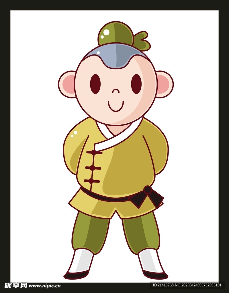 卡通小书童形象