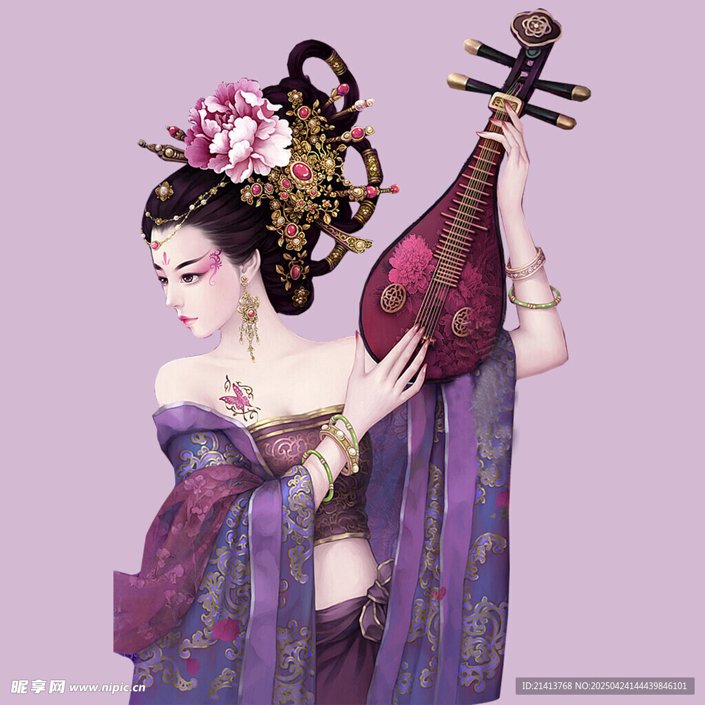 敦煌飞天乐伎