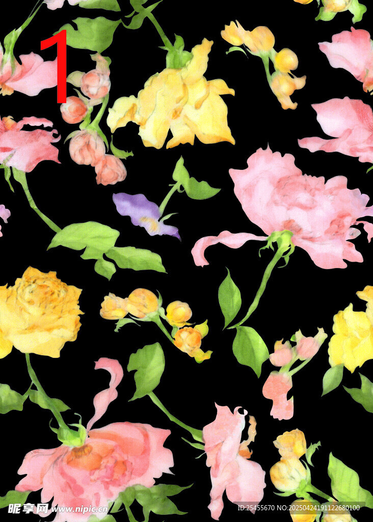 手绘花