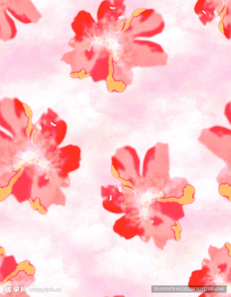 扎染花