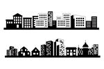 城市建筑剪影集合