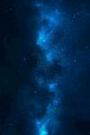 梦幻蓝色星空宇宙景象