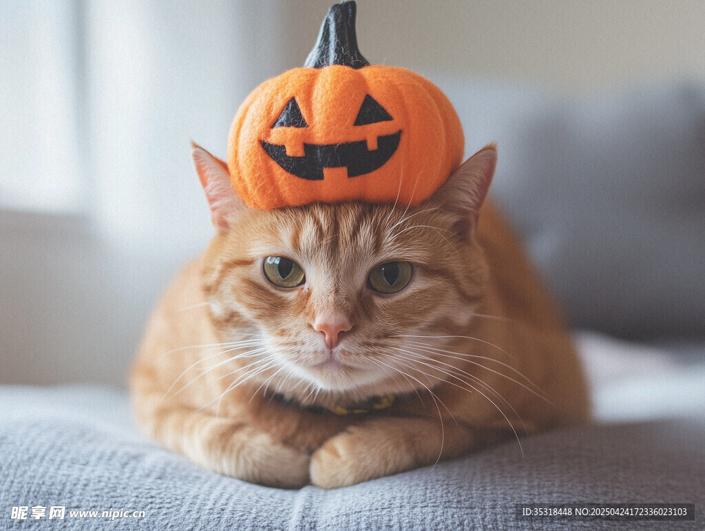南瓜头猫咪