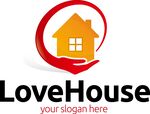 LoveHouse房产标志设计