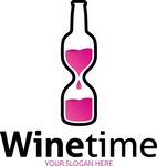 Winetime葡萄酒标志设计