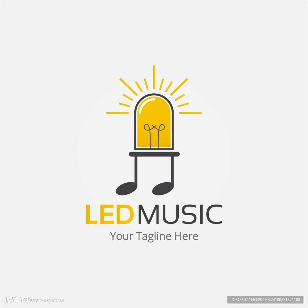 LED音乐标志设计