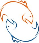 双鱼抽象图案设计