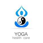 瑜伽健康标志设计