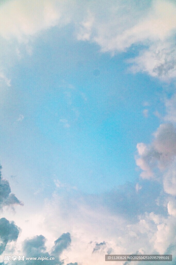 梦幻蓝天云朵美景