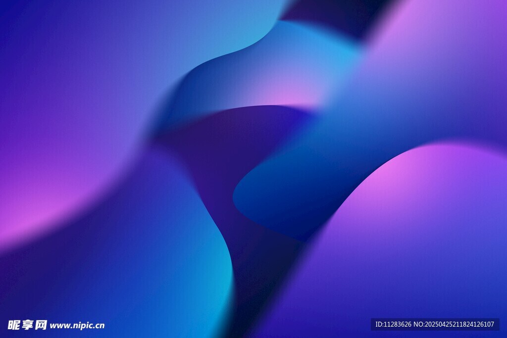梦幻渐变流体背景图案