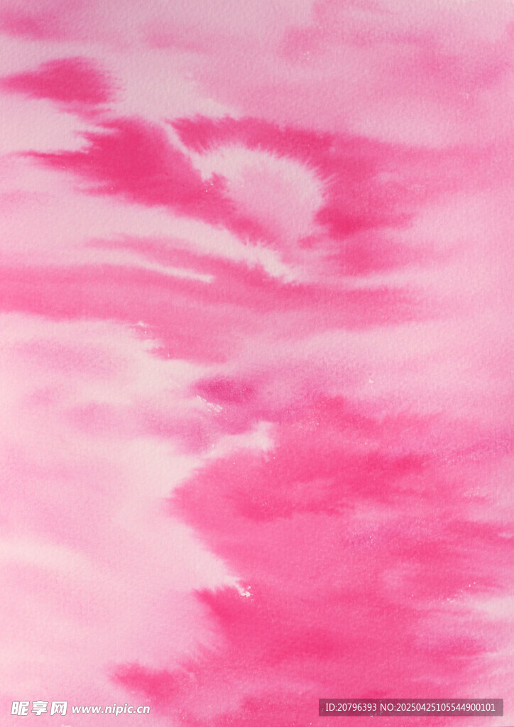 梦幻粉色水彩纹理背景