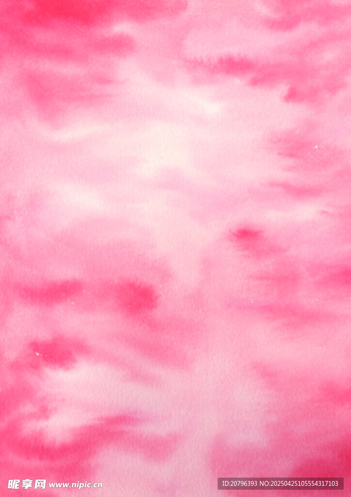 梦幻粉色渐变水彩纹理