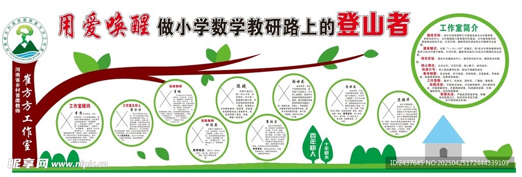 教师工作室文化墙