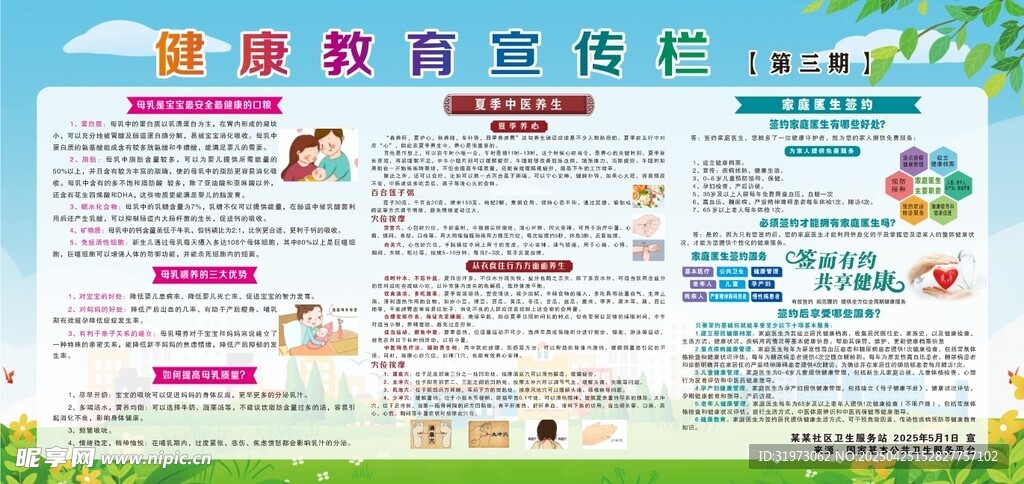 健康教育宣传栏