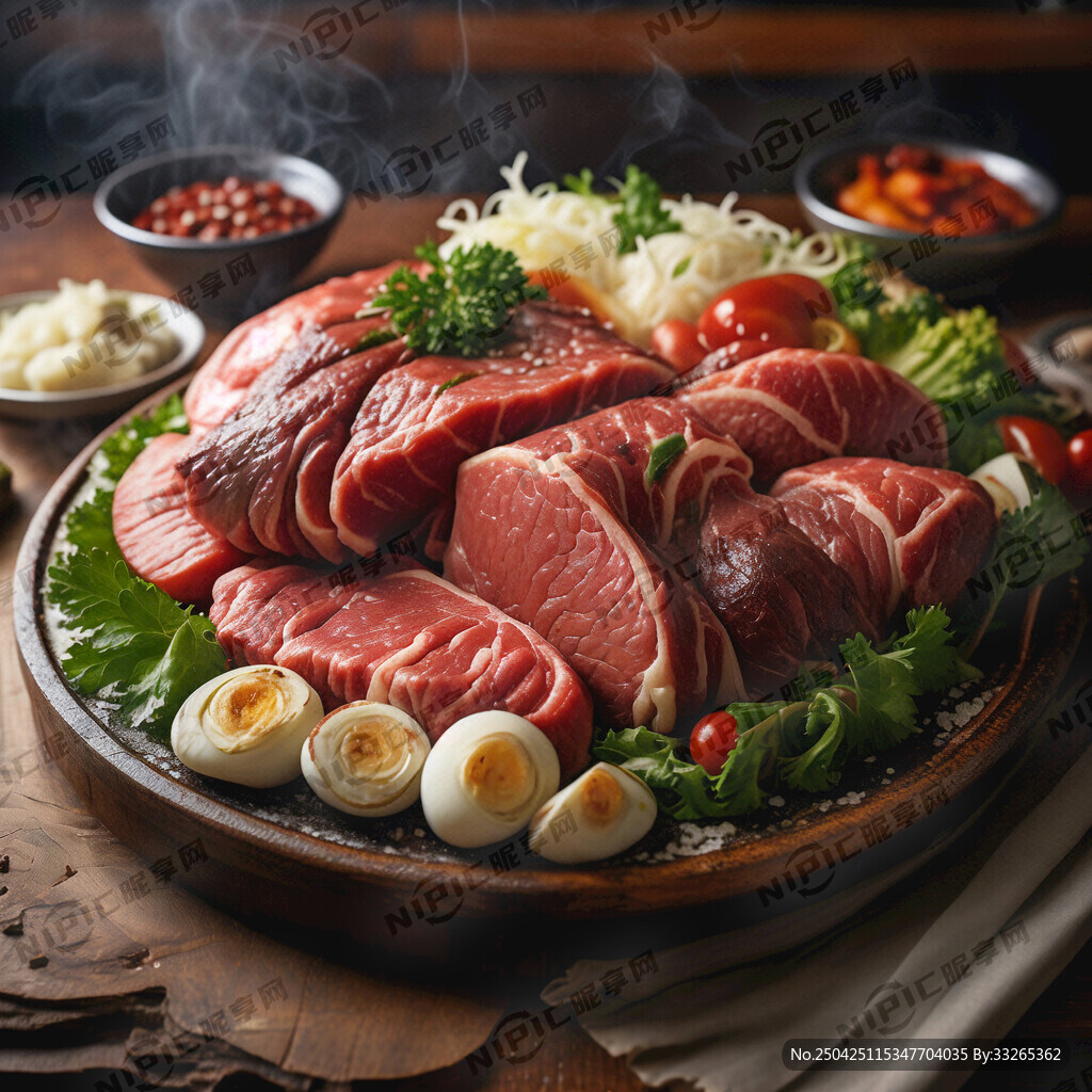 韩式烤牛肉 鲜亮 有食欲 食堂