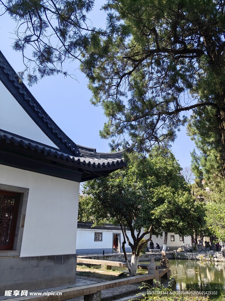中式庭院一角