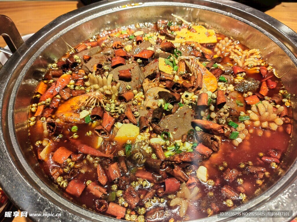 麻辣鲜香的美味火锅食材