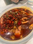 香辣毛血旺美食诱人