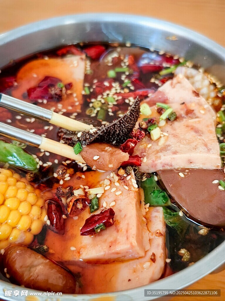 美味麻辣香锅食材丰富