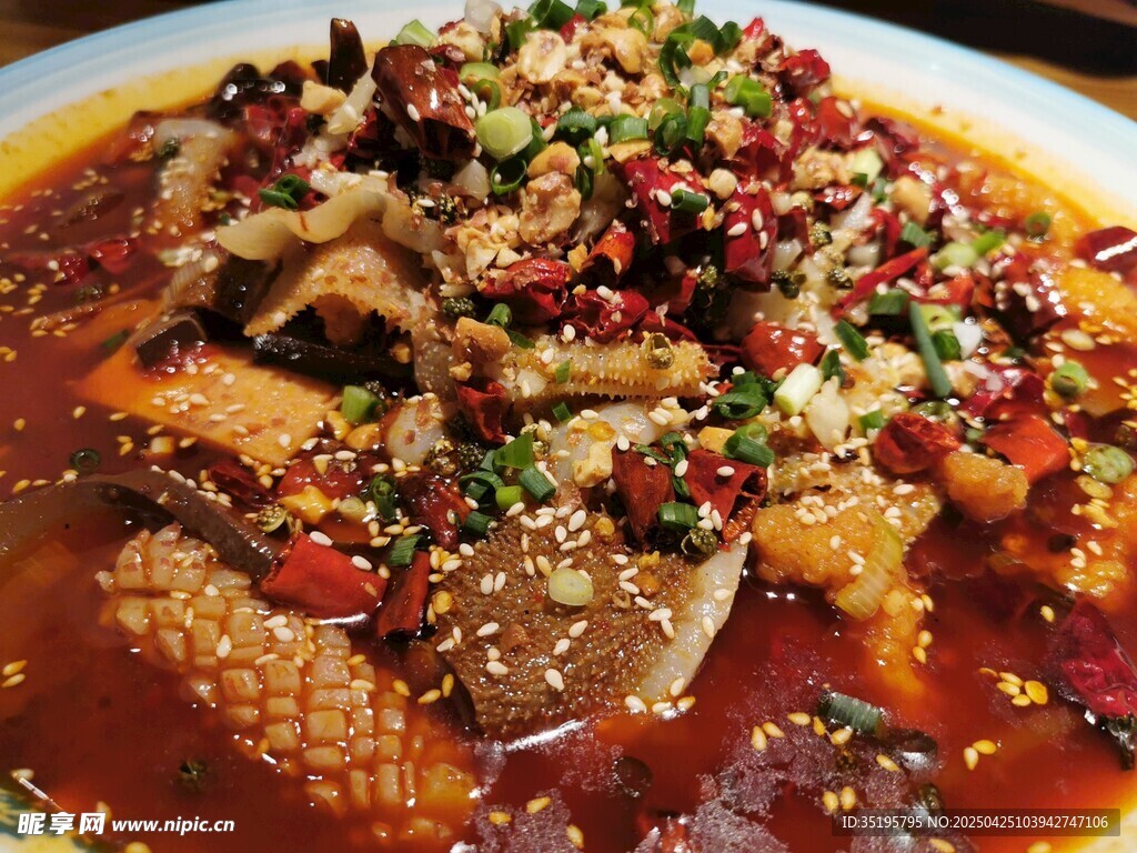 香辣可口的水煮肉片