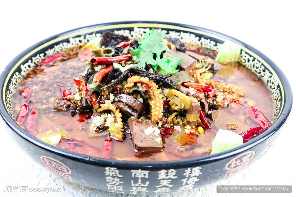 美味香辣毛血旺