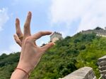 手框长城美景
